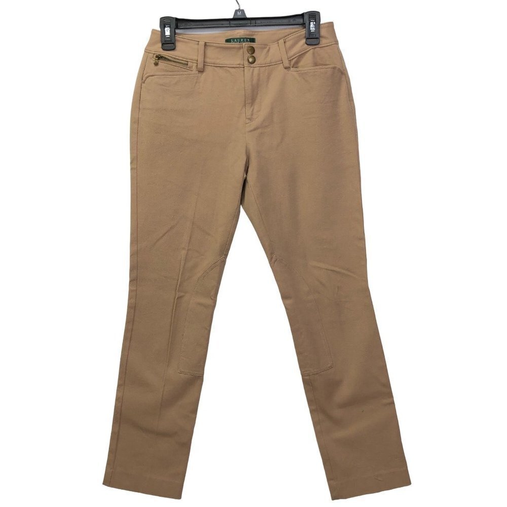 LAUREN RALPH LAUREN TAN RIDING PANTS SIZE 4P